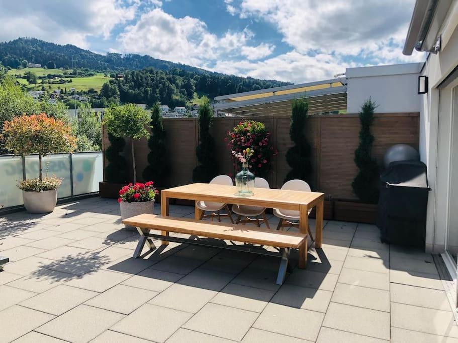 Atikka, Atico, Penthouse Apartman Luzern Kültér fotó