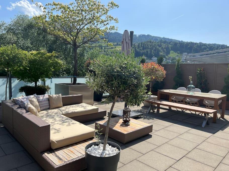 Atikka, Atico, Penthouse Apartman Luzern Kültér fotó